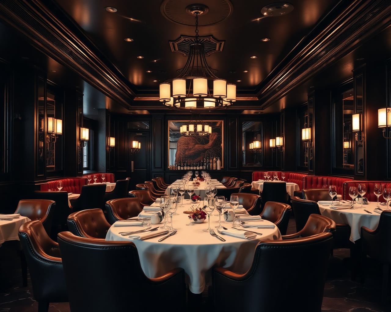 The Belvedere dining room